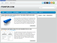 Tablet Screenshot of itsinfor.com